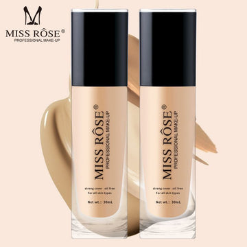 Miss Rose SILK Foundation Waterproof High Coverage 35Ml Dott Mart