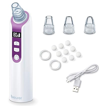 Electric USB Rechargeable 5 in 1 Blackhead and Pore Remover Deep Cleanser. Dott Mart