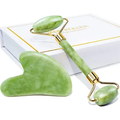 Gua Sha Jade Roller Set Skin Massager Face Facial Roller Dott Mart