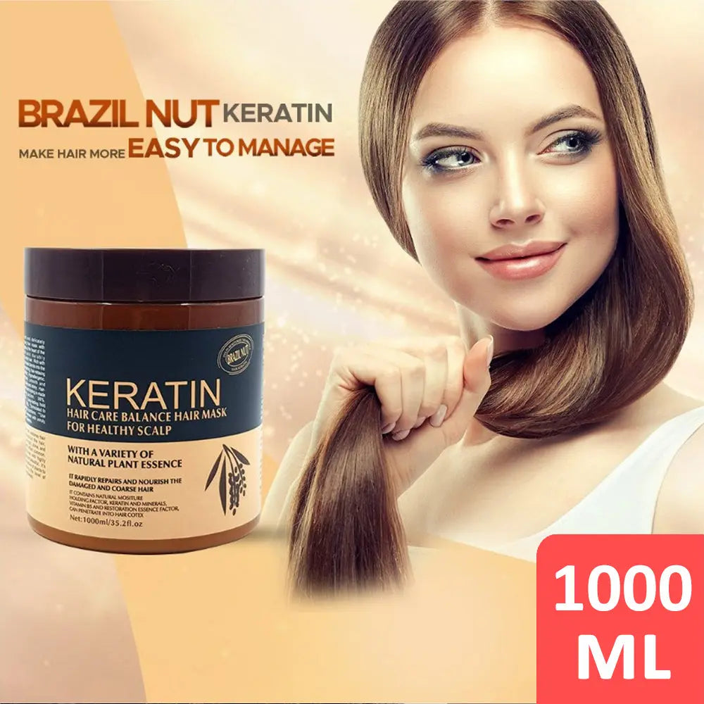 Keratin Hair Care Balance Hair Mask And Treatment for Healthy Scalp -1000 ml Dott Mart